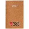 Agenda settimanale 2027 tascabile in carta riciclata 14x9cm Personalizzate o neutre