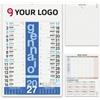 Calendario Olandese Colors 2027, 12 mesi, 29x47 cm, carta patinata Personalizzate o neutre