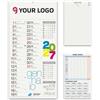 Calendario Olandese Shaded Moderno 12 mesi, 23x47 cm, carta patinata Personalizzate o neutre
