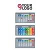Calendario Trittico Opaco 31x80cm con Cursore - Carta Patinata Personalizzate o neutre