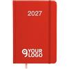 Agenda giornaliera 2027 con copertina rigida in cartoncino Personalizzate o neutre