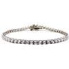 Damiano Argenti Bracciale Tennis in Argento 925 Rodiato con Zirconi Bianchi Argento