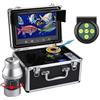 TRPLFGHZ Fotocamera da pesca, Telecamera subacquea for la pesca, schermo a colori da 9 pollici, fishfinder 1000 TVL, rotazione orizzontale a 360°, telecamera impermeabile, cavo 30 m