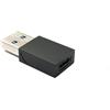 System-S Adattatore USB 3.1 tipo C femmina a 3.0 A maschio 5 Gbps 100 W in nero