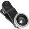 ELAYARD Obiettivo 3 in 1 per Smartphone Angolo Ampio, Macro e Fish Eye, Compatibile la Maggior Parte dei Dispositivi