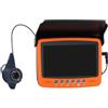 TRPLFGHZ Fotocamera da pesca, Telecamera da pesca con monitor IPS 4,3 pollici cavo 15 m, fishfinder 1000 TVL, 8 luci a infrarossi, funzione ON/OFF(15M)