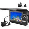TRPLFGHZ Fotocamera da pesca, Telecamera subacquea da 4,3 pollici, videocamere for la pesca, kit invernale for sul ghiaccio, fish finder video, zoom digitale 4x, LED IR for pescatori(Fishing Camera-01)