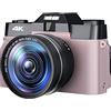 ZADCCS Videocamera, Fotocamera digitale da 48 MP for fotografia 3quot;Flip Screen Selfile Camcorder 4K Stream Macro Lens Streaming Videocamera(32G TF Card,With Lens-03)