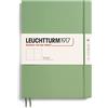 LEUCHTTURM1917 Taccuino Master Slim A4+, Copertina rigida, Liscio, Sage | carta da \1 resistente all'inchiostro, 123 pagine numerate, cucito a filo, indice, tasca a soffietto