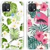 SEHEYA 2 Pezzi Custodia per OPPO A15/ OPPO A15s Cover Aesthetic Disegni Fantasia Silicone Bumper Case Ultra Sottile TPU Morbido Antiurto Protettiva Custodie, Floreale Tropicale