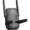 PLERY Ripetitore WiFi 6: AX1500Mbps WiFi Extender Dual Band 5GHz/2.4GHz con Porta Ethernet, Amplificatore WiFi con 4 ×6dBi Antenne, Supporta 3 Modalità (Ripetitore/Router/AP), WPA3, Copertura ~800 m²