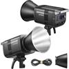 Godox LE200Bi Godox Light 220W Bi-Color LED Video Luce | 2800K-6500K,57700 LUX,CRI/TLCI≥98,11 FX, controllo APP,per fotografia,Live Streaming