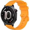 GIOPUEY Cinturini Compatibile con OnePlus Watch 4, Morbido Silicone Cinturino [Resistente all'Usura] [Traspirante] - Yellow