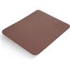 Generico Tappetino Mouse in Similpelle 26x21 cm - Mouse Pad Elegante Antiscivolo con Superficie Liscia ad Alta Precisione - Desk Pad Premium per Ufficio e Studio
