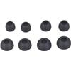 Ranuw Custodia in silicone per auricolari in-ear, 8 pezzi, per 4 tappi per auricolari, cuscinetti per auricolari, custodia in silicone, punte per auricolari