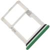 Generico Ricambio compatibile con MOTOROLA MOTO G35 5G XT2433 XT-2433 Try tray Vassoio alloggio porta scheda Card Sim 1 + SLOT SIM 2 o slitta per lettore Memoria Micro Sd (Leaf Green)