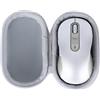 Lebakort Duro Viaggio Caso Custodia per Logitech M650 L Mouse (Bianco)