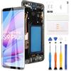 LADYSON Schermo LCD TFT per Samsung Galaxy S9 + Plus G965 SM-G965 SM-G965 Schermo LCD di Ricambio LCD Display Touch Digitizer Assembly con Strumenti (Nero con Cornice)