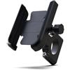 FENIQG 1 Pezzo Supporto Cellulare Moto per KTM 790 Duke 2018-2026, Porta Smartphone in Lega di Alluminio Rotazione 360° con Pad in Silicone Nero