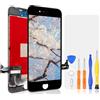 bokman Kit di riparazione display per iPhone SE 2022/iPhone SE3, nero (con vetro, Retina LCD, touchscreen, set di attrezzi professionali incluso