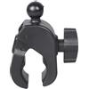 XITEA Base di montaggio con morsetto per manubrio da 17 mm, testa a sfera per binari fino a 5,1 cm di diametro, supporto per telefono da moto