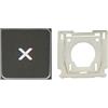AZUBAYCOM Cerniere di ricambio per tasti MSI Pulse 17/Pulse 15 - B13VB13VFKB13VGK, MS-1585 MS-158N MS-15K2 MS-17L5 MS-17LN (X Keycap w Hinge, Darfon-Version)