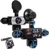 Rimoody 2026 Rimoody 5 Canali Dashcam Auto 360°, 5 Telecamere HD 1080P Anteriore Posteriore Sinistra Destra, 3.16 IPS Schermo, Visione Notturna IR, Registrazione Loop, Sorveglianza Parcheggio 24 Ore