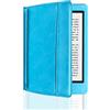 Andy Case Custodia per Kobo Glo N613 6 sottile, leggera e protettiva per Kobo Glo N613 da 6, con funzione di accensione e spegnimento automatico (celeste)