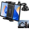 EZVEZS Supporto per tablet auto, girevole a 360°, universale, per parabrezza, cruscotto, tablet regolabile, compatibile con IPadAir/Mini, tablet Android 5-13