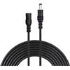 Liwinting 5m Cavo di Prolunga DC Maschio a Femmina Cavo di Alimentazione del Connettore 12V 2,1 mm x 5,5 mm per Adattatore di Potenza, LED, Fotocamera CCTV Potenza, Monitor - Nero
