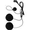 Generic Microfono interfono da casco, spugna ABS, 77 cm, 10 pin, per casco da moto, microfono, audio impermeabile, kit di ricambio per altoparlanti, per viaggi, ciclismo, equitazione