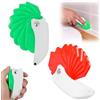 EHOTER Spatola multiuso 9 in 1, spatola pieghevole e applicatore sigillante con bordi raschianti, strumento pieghevole per cuciture lisce con diverse teste e angoli per porte e finestre (verde + rosso)