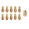 OZXJW Set Di Mandrini In Ottone Mini Trapano Da 11 Pezzi, Gambo 4,3 Mm, Mandrino 0,5-3,2, Dado M8 X,75, Accessori for Utensili Rotanti
