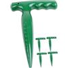 LIFKOME Set 5 Pz Piantatore Manuale da Giardino Foratura e Smagliatura, Strumento per Semina e Trapianto, Realizzato in Plastico