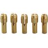 OZXJW 10/11 Pz/lotto Mini Trapano In Ottone Pinza Mandrino for Utensile Rotante 0.5-3.2mm In E Dado for Set Di Accessori(10Pcs 4.3mm)