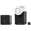 Nuki 220.519 Combo 2.0 (Smart Lock Elettronica Porta Blocco | Facilmente Adattati Tramite Bluetooth, Bridge Consente Di Blocco Da Remoto | Iphone & Android