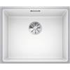 BLANCO 524110 SUBLINE 500-IF SteelFrame Cornice in Acciaio per Lavello, con Sistema di Scarico InFino, Bianco, 500mm