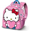 KARACTERMANIA Hello Kitty Heart-Zainetto Basic, Rosa, 30 x 38 cm, Capacità 13 L