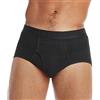 Hanes Ultimate - Confezione da 8 Slip Classici da Uomo, Nero/Grigio - Confezione da 8, M