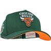 Mitchell & Ness Berretto NBA Verde Arancione | Pro Crown Fit | con chiusura Snapback regolabile, Chicago Bulls, Taglia unica