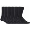 SockShop Gentle Grip Colourburst - Calzini da uomo, confezione da 3, Nero , 6-11