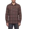DANISH ENDURANCE Camicia Flanella Uomo Maniche Lunghe, 100% Cotone Biologico Pettinato Verde Scuro L