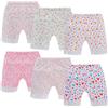 Anntry Pantaloncini da Ciclismo per Bambini in Tinta Unita da 2 a 12 Anni Vestito di Sicurezza Mutandine da Bambino per Bambini Biancheria Intima da 6 Pezzi (Stile1, 12-14 Anni)