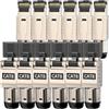 ZOERAX Confezione da 12 connettori RJ45 CAT8 (40G/2000MHz) - Connettori senza attrezzi, doppia schermatura per cavo LAN schermato 22-24AWG - Compatibile con Cat6A/Cat7 - Protezione PoE+ ed EMI