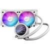 ASUS Dissipatore a Liquido ROG RYUJO III 240 ARGB WHITE EDITION - Radiatore da 240mm, 2 Ventole da 120mm