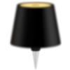 GQBVPN Lampada da Tappo per Bottiglia, IP45 Impermeabili Lampada a Bottiglia LED, 5200mAh Batteria Lampada da Tavolo Portatile Ricaricabile per Ristoranti e Bar Interni ed Esterni(Nero)