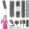 Foydream Spolverino Telescopico,13 Pezzi Togli Ragnatele Allungabile, 260 cm, Spolverino per Polvere per Pulizia Ventilatori Soffitto, Tapparelle, Ragnatela, Tetti