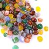 ZEKUN 500g di Pietre Preziose per Bambini Design Dome Brasilia Mix,Set di Pietre Preziose,Pietre Semipreziose per Bambini,Pietre Colorate Levigate,Pietre Preziose per Bambini,Caccia al Tesoro