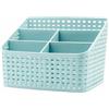 Fai Top Cestello Portaoggetti, Portaoggetti per Cosmetici, Portaoggetti Sotto Griglia a 5 Griglie Archiviazione Multifunzione per Scrivania da Ufficio, Controsoffitto, Cucina Domestica-Blu