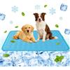 ALKNOT Tappetino rinfrescante per cani, 100 x 70 cm Tappetino auto-raffreddante per cani, cuscino rinfrescante estivo tappetino per cani per casa, in viaggio o in auto (Blu, XL-100 * 70 cm)